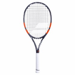 BABOLAT Boost Strike Tennis Racquet (Strung, Black/Red)