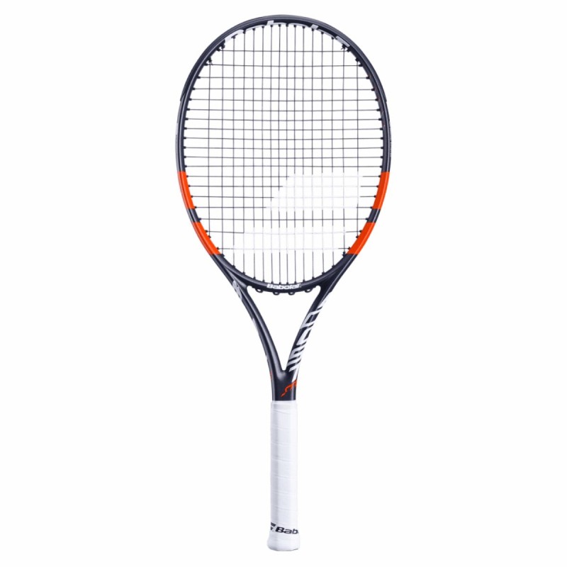 BABOLAT Boost Strike Tennis Racquet (Strung, Black/Red)