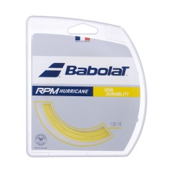 BABOLAT RPM Hurricane Tennis String (Yellow, Cut From Reel, 16 / 1.30mm)
