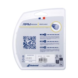 BABOLAT RPM Rough Tennis String Set (Dark Grey, 16 / 1.30mm)