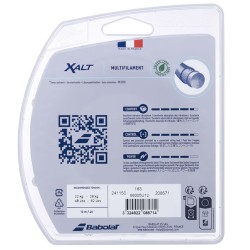 BABOLAT Xalt Tennis String Set (16 / 1.30mm, White)