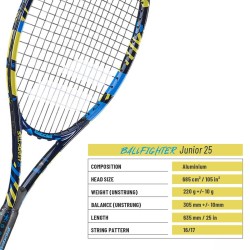 BABOLAT Ballfighter Junior 25 Tennis Racquet (Strung)