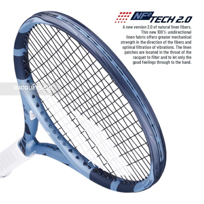 BABOLAT Pure Drive Super Lite Gen 11 Tennis Racquet (Unstrung, Metallic Blue)