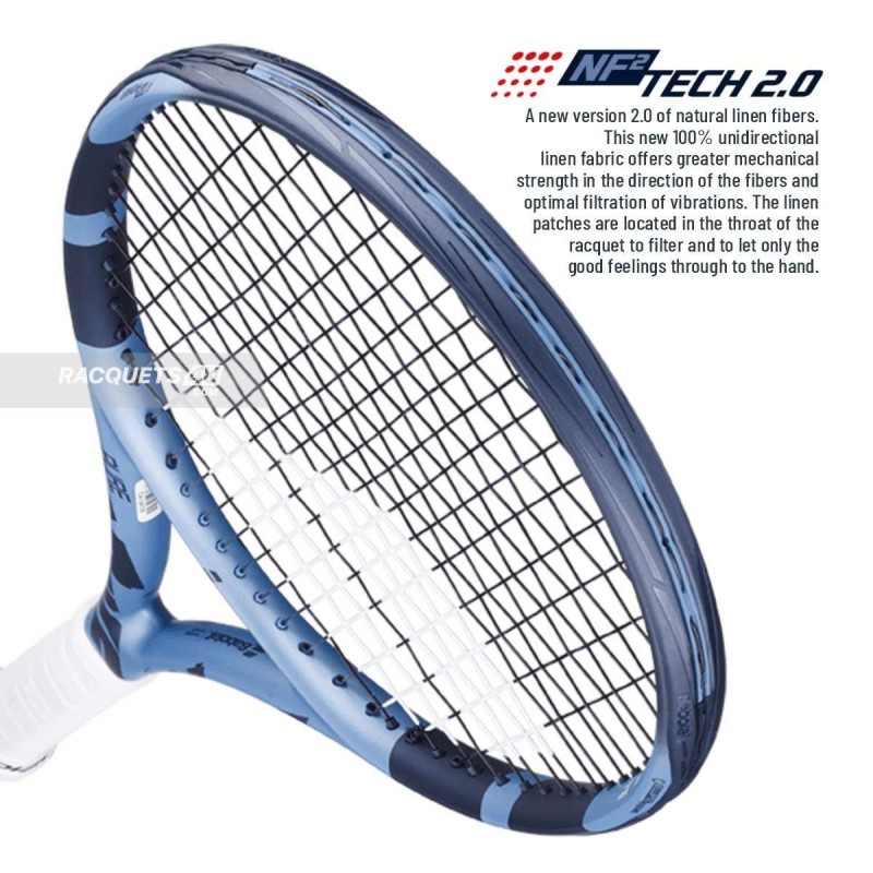 BABOLAT Pure Drive Team Gen 11 Tennis Racquet (Unstrung, Metallic Blue)