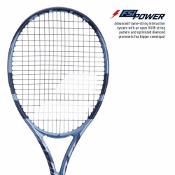 BABOLAT Pure Drive Lite Gen 11 Tennis Racquet (Unstrung, Metallic Blue)