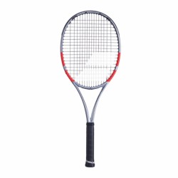 BABOLAT Pure Strike 98 18x20 4th Gen Tennis Racquet (Grey/Flue Red, Unstrung)