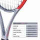 BABOLAT Pure Strike Team 4th Gen Tennis Racquet (Grey/Flue Red, Unstrung)