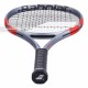 BABOLAT Pure Strike Lite 4th Gen Tennis Racquet (Grey/Flue Red, Unstrung)