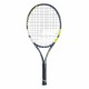BABOLAT Aero Junior 25 Tennis Racquet (Grey/Flue/Yellow, Strung)