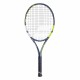 BABOLAT Aero Junior 26 Tennis Racquet (Grey/Flue/Yellow, Strung)