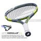 Babolat Pure Aero Junior 26 Gen 9 Tennis Racquet  (Grey/Flue/Yellow)