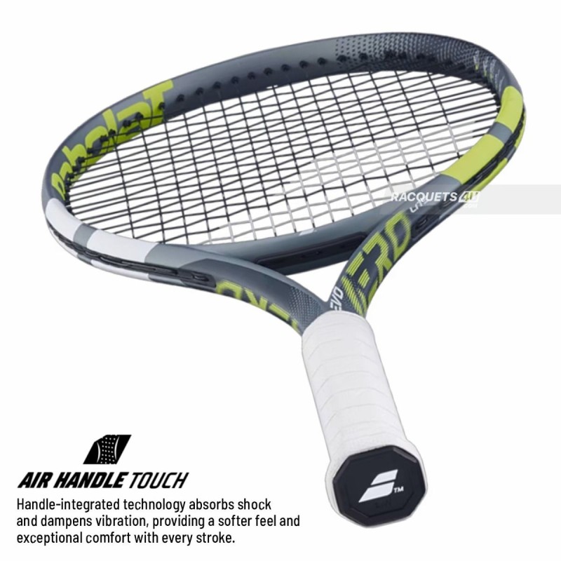 BABOLAT Evo Aero Lite Gen 2 Tennis Racquet (Grey/Fl/Yellow, Unstrung)