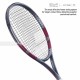 BABOLAT Evo Aero Lite Gen 2 Tennis Racquet (Grey/Rasberry/Pink, Unstrung)