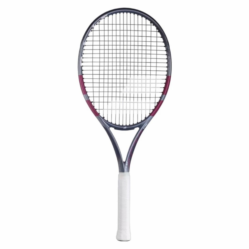 BABOLAT Evo Aero Lite Gen 2 Tennis Racquet (Grey/Rasberry/Pink, Unstrung)