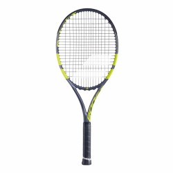 BABOLAT Boost Aero Tennis Racquet (Grey/Fl/Yellow, Strung)
