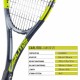 BABOLAT Carlitos Junior 25 Tennis Racquet (Yellow/Blue, Strung)