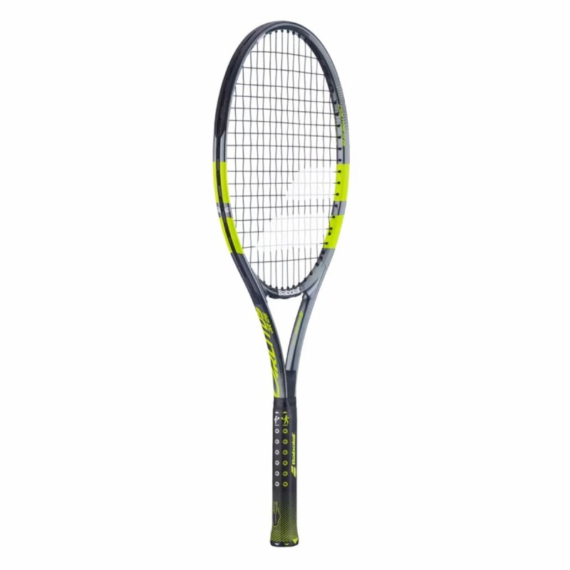 BABOLAT Carlitos Junior 26 Tennis Racquet (Yellow/Blue, Strung)