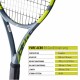 BABOLAT Pure Aero 98 Gen 9 Tennis Racquet (Grey/Flue/Yellow, Unstrung)