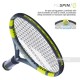 BABOLAT Pure Aero 98 Gen 9 Tennis Racquet (Grey/Flue/Yellow, Unstrung)