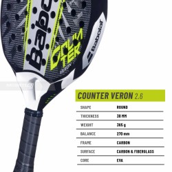 Babolat Counter Veron 2.6 Padel Racquet