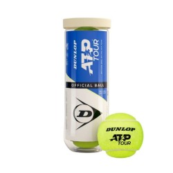DUNLOP ATP Tour Tennis Balls Carton (72 Balls)