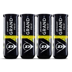 DUNLOP Grand Prix Tennis Balls Dozen (12 Balls)