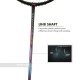 LI-NING Windstorm 72 Badminton Racquet (Black/Charcoal/Peach, Unstrung)