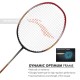 LI-NING Windstorm 72 Badminton Racquet (Black/Red, Unstrung)