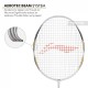 LI-NING Windstorm 78+ Badminton Racquet (White/Gold, Unstrung)