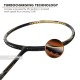 LI-NING Turbo Charging Z Drive Badminton Racquet (Unstrung, Black/Gold)