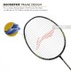 LI-NING 3D Calibar X Combat Badminton Racquet (Black/Lime, Unstrung)