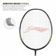 LI-NING 3D Calibar X Combat Badminton Racquet (Black/Lime, Unstrung)