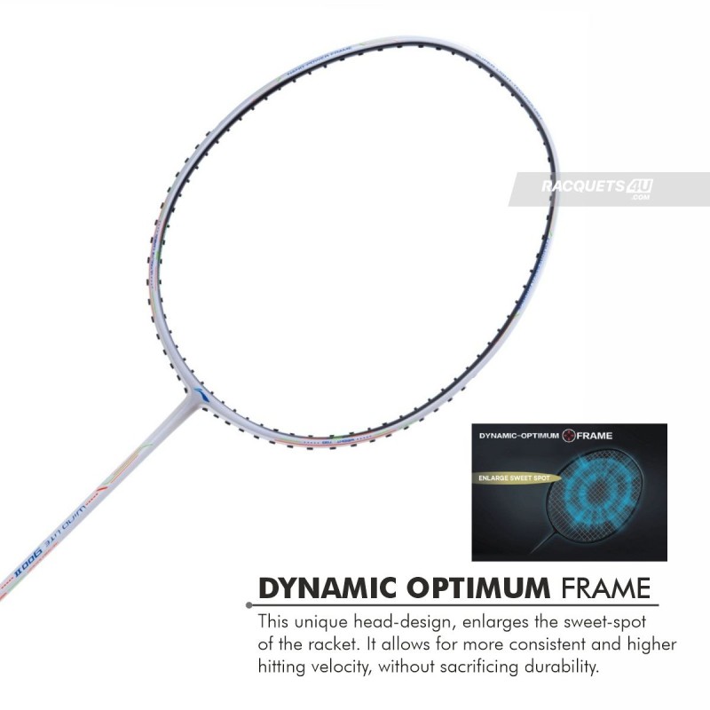 LI-NING Wind Lite 900 II Badminton Racquet (White, Unstrung)