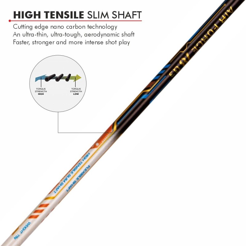 LI-NING Air-Force 78 G3 Badminton Racquet (Merlot/White/Amber, Unstrung)