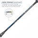 LI-NING 3D Calibar X Combat Badminton Racquet (Charcoal/Blue, Unstrung)