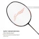 LI-NING Turbo Charging Z Combat Badminton Racquet (Unstrung, Black/Cooper)