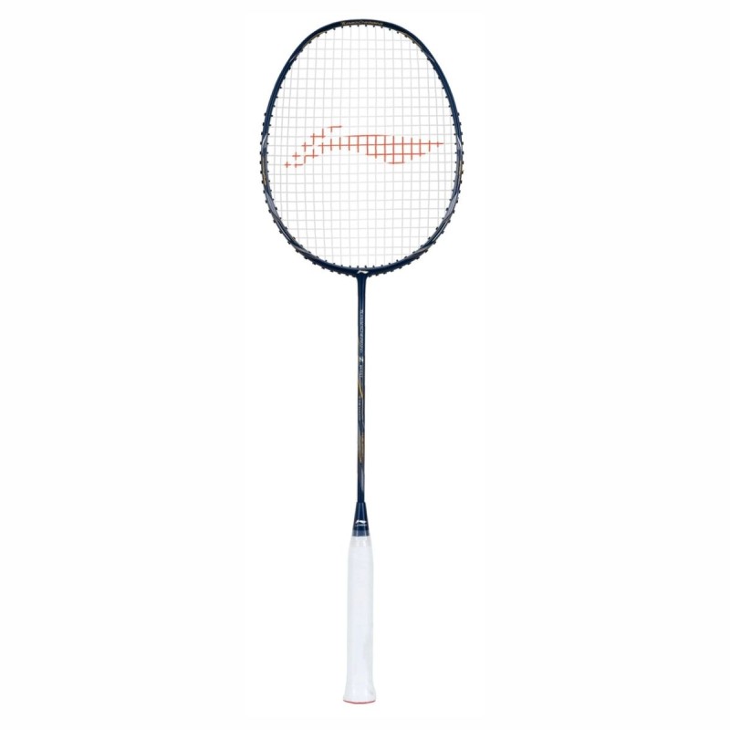 LI-NING Turbo Charging Z Boost Badminton Racquet (Navy/Silver, Unstrung)