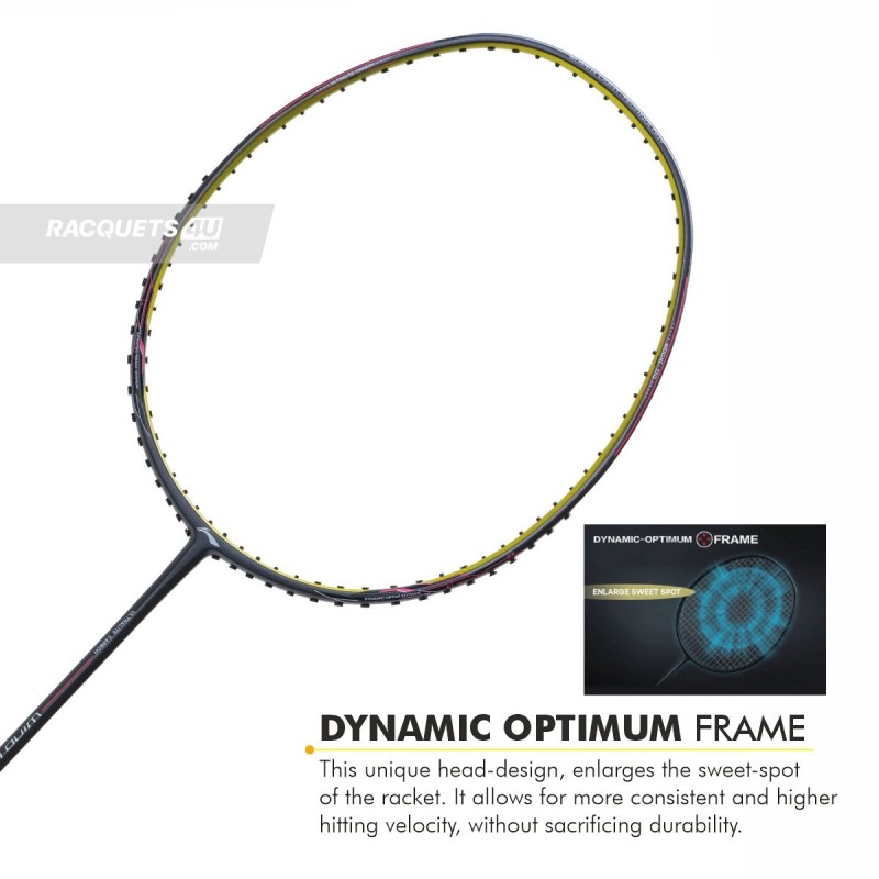 LI-NING Wind Lite 700 II Badminton Racquet (Without Cover, Dark Grey, Unstrung)
