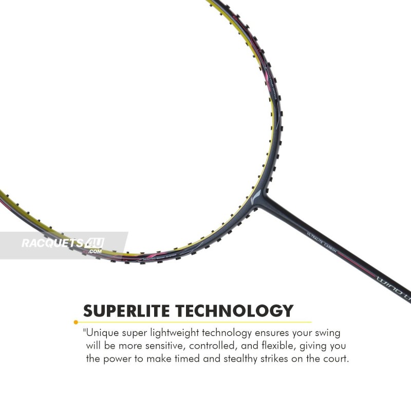 LI-NING Wind Lite 700 II Badminton Racquet (Without Cover, Dark Grey, Unstrung)