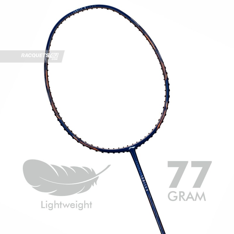 LI-NING Ignite 8 Badminton Racquet (Dark Navy/Cooper, Unstrung)