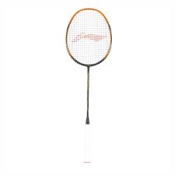 LI-NING 3D Calibar X Drive Badminton Racquet (Grey/Gold, Strung)