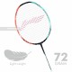LI-NING Halbertec 7000 Badminton Racquet (Green/Orange, Unstrung)