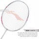 LI-NING AX-FORCE Cannon Light Badminton Racquet (White, Unstrung)