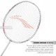 LI-NING AX-FORCE Cannon Light Badminton Racquet (White, Unstrung)