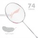 LI-NING AX-FORCE Cannon Light Badminton Racquet (White, Unstrung)