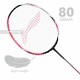 LI-NING Halbertec 4000 Badminton Racquet (Pearl White/Neon Pink, Unstrung)