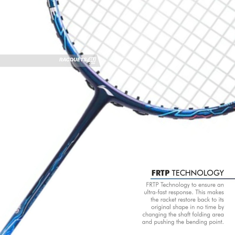 LI-NING AX-FORCE 90 Dragon Max Badminton Racquet (Blue, Unstrung)