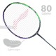 LI-NING Halbertec 9000 Badminton Racquet (Green/Purple, Unstrung)