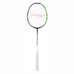 LI-NING Halbertec 9000 Badminton Racquet (Green/Purple, Unstrung)