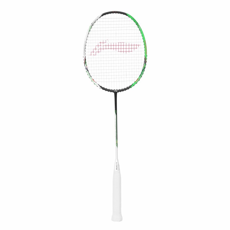 LI-NING Halbertec 3000 Badminton Racquet (Pearl White/Jade Green, Unstrung)